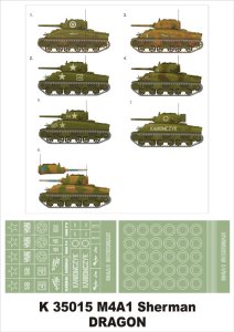 画像1: Montex[K35015]1/35M4A1　シャーマン（ドラゴン用） (1)