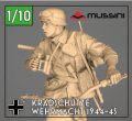 Mussini（ムッシーニ）[MM010-051]1/10胸像 WWII ドイツ 国防軍オートバイ兵 1944-45年(バストモデル)