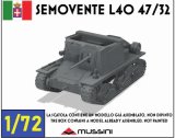 Mussini（ムッシーニ）[MM072-025]1/72 WWII イタリア セモベンテL40 47/32軽自走砲