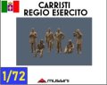 Mussini（ムッシーニ）[MM072-029]1/72 WWII イタリア王立軍戦車兵セット(6体入)