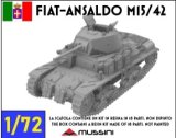 Mussini（ムッシーニ）[MM072-031]1/72 WWII イタリア フィアット・アンサルド M15/42中戦車