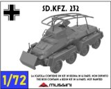 Mussini（ムッシーニ）[MM072-041]1/72 WWII ドイツ Sd.Kfz.232 8輪重装甲偵察車