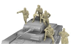 画像3: Mussini（ムッシーニ）[MM072-043]1/72 WWII ドイツ・アフリカ軍団戦車兵セット(6体入)