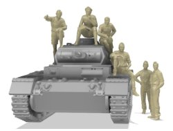 画像6: Mussini（ムッシーニ）[MM072-043]1/72 WWII ドイツ・アフリカ軍団戦車兵セット(6体入)