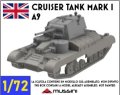 Mussini（ムッシーニ）[MM072-047]1/72 WWII イギリス Mk.I A9巡航戦車