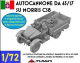 Mussini（ムッシーニ）[MM072-054]1/72 WWII イタリア モーリスCS8搭載65/17自走砲(乗員4体付)
