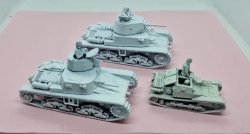 画像8: Mussini（ムッシーニ）[MM072-055]1/72 WWII イタリア カルロ・ベローチェL3/35(乗員2体付)