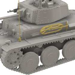 画像9: Mussini（ムッシーニ）[MM072-060]1/72 WWII ドイツ 38(t)戦車(乗員1体付)