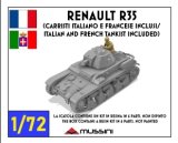 Mussini（ムッシーニ）[MM072-061]1/72 WWII フランス ルノーR35戦車(乗員1体付)