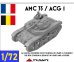 画像1: Mussini（ムッシーニ）[MM072-062]1/72 WWII フランス ルノーAMC35(ACG-1)戦車(乗員1体付) (1)