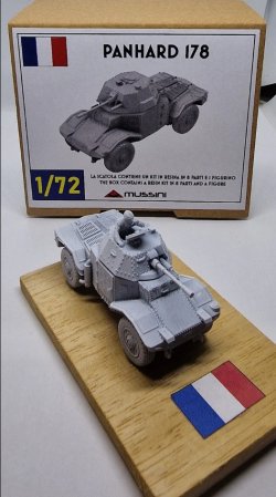 画像5: Mussini（ムッシーニ）[MM072-063]1/72 WWII フランス パナール178装甲車(乗員1体付)