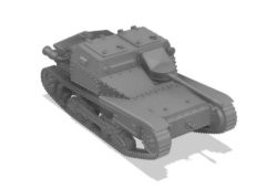 画像2: Mussini（ムッシーニ）[MM100-002]1/100 WWII イタリア カルロ・ベローチェL3/35 20mmゾロターン対戦車ライフル搭載型(4個入)