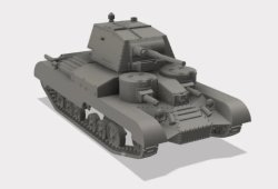 画像2: Mussini（ムッシーニ）[MM100-009]1/100 WWII イギリス Mk.I A9巡航戦車(2個入)