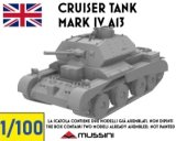 Mussini（ムッシーニ）[MM100-011]1/100 WWII イギリス Mk.IV A13巡航戦車(2個入)