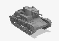 画像3: Mussini（ムッシーニ）[MM100-012]1/100 WWII ポーランド PZI 7TP軽戦車(2個入)