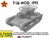 Mussini（ムッシーニ）[MM100-013]1/100 WWII 露/ソ T-26軽戦車 1933年型(2個入)