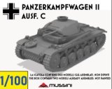 Mussini（ムッシーニ）[MM100-015]1/100 WWII ドイツ II号戦車C型(2個入)