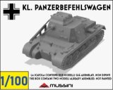 Mussini（ムッシーニ）[MM100-017]1/100 WWII ドイツ I号小型指揮戦車(2個入)