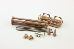 画像1: オレンジホビー[A32-055]1/32 現用 アメリカ空軍AIM-120Bアムラーム 4発入り(各社キット対応)