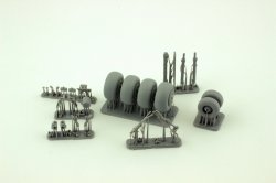 画像3: オレンジホビー[A48-060]1/48 現用 露/ソビエト Su-34フルバック用 降着装置&脚収納庫(ホビーボス用)