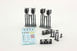画像3: オレンジホビー[A48-067]1/48 現用 アメリカ AIM-9Mサイドワインダー空対空ミサイル(4個入)