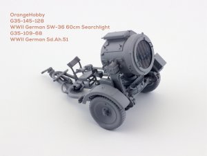 画像1: オレンジホビー[G35-145]1/35 WWII ドイツ SW-36 60cm探照灯(3Dプリント製) (1)