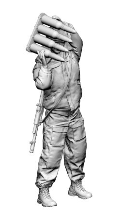 画像10: オレンジホビー[G35-225]1/35 現用 露/ソ ZSU-57-2スパルカ対空自走砲用57mm機関砲砲身セット(トランペッター用)