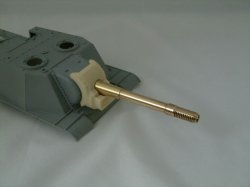 画像2: オレンジホビー[G35-067]1/35WWII露 JSU-152金属砲身セット(レジン防循付)