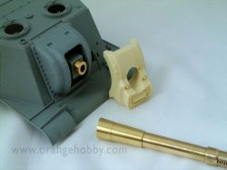 画像4: オレンジホビー[G35-067]1/35WWII露 JSU-152金属砲身セット(レジン防循付)