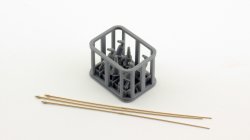 画像2: オレンジホビー[G35-218]1/35 現用 中国人民解放軍 ZTQ-15軽戦車用スプリングアンテナマストベース(モンモデル用 3セット入)