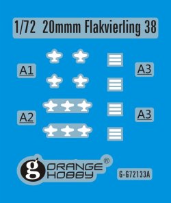 画像7: オレンジホビー[G72-200]1/72 WWII 独 20mm四連装対空機関砲Flakvierling38/コンプリート版プラスチックキット