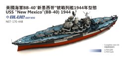 画像2: オレンジホビー[N07-170]1/700 WWII アメリカ海軍戦艦BB-40 ニューメキシコ 1944