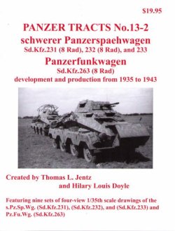 画像1: [PANZER_TRACTS_13-2]重装輪装甲車(sd.kfz.231、232、233)及び無線装甲車sd.kfz.263その開発と生産 1935-1943