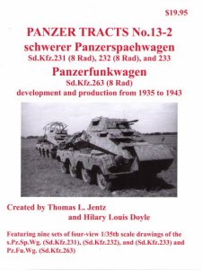 画像1: [PANZER_TRACTS_13-2]重装輪装甲車(sd.kfz.231、232、233)及び無線装甲車sd.kfz.263その開発と生産 1935-1943 (1)