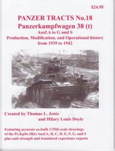 画像1: [PANZER_TRACTS_18]Panzerkampfwagon 38(t)Ausf.A to G and S (1)
