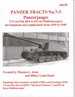 画像1: [PANZER_TRACTS_7-3]Panzerjaeger (7.5cm Pak 40/4 to 8.8cm Waffentraeger)