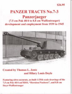 画像1: [PANZER_TRACTS_7-3]Panzerjaeger (7.5cm Pak 40/4 to 8.8cm Waffentraeger) (1)