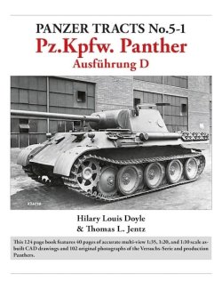 画像1: [PANZER TRACTS 5-1]パンター戦車D型(増補改訂版)　