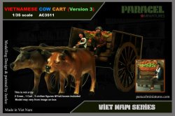 画像1: Paracel Miniatures[AC3511]1/35 ベトナムの牛車セット #3