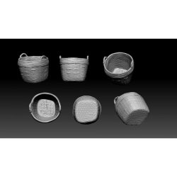 画像2: Paracel Miniatures[ACC3514]1/35  空の編み上げカゴ