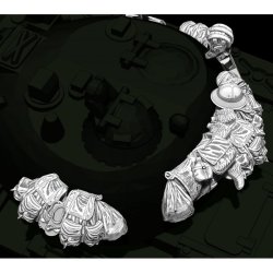 画像4: Paracel Miniatures[ACC3522]1/35 現用 ベトナム T-54/T-55/59式戦車用積荷セット(トランペッター/タミヤ用)【リメイク版】