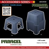 Paracel Miniatures[ACC3530]1/35 汎用 プラ製スタッキングチェア 低座面(6個入)