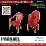 Paracel Miniatures[ACC3532]1/35 プラ製アームチェア v1(6個入)