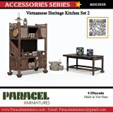 Paracel Miniatures[ACC3535]1/35 汎用 ベトナム キッチンアクセサリーセット2
