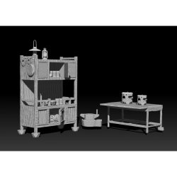 画像2: Paracel Miniatures[ACC3535]1/35 汎用 ベトナム キッチンアクセサリーセット2