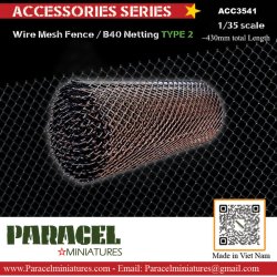 画像1: Paracel Miniatures[ACC3541]1/35 汎用 金網フェンス/B40ネット タイプ2
