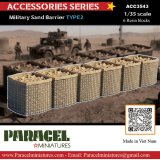Paracel Miniatures[ACC3543]1/35 現用 アメリカ 軍用サンドバリアー タイプ2(6個入)