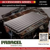 Paracel Miniatures[ACC3544]1/35 汎用 トタン屋根の波板材(10枚入)