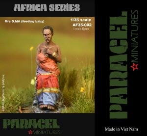 画像1: Paracel Miniatures[AF35-002]1/35 アフリカ人現地民 #2 (1)