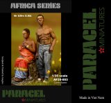 Paracel Miniatures[AF35-003]1/35 アフリカ現地民(2体セット)#3